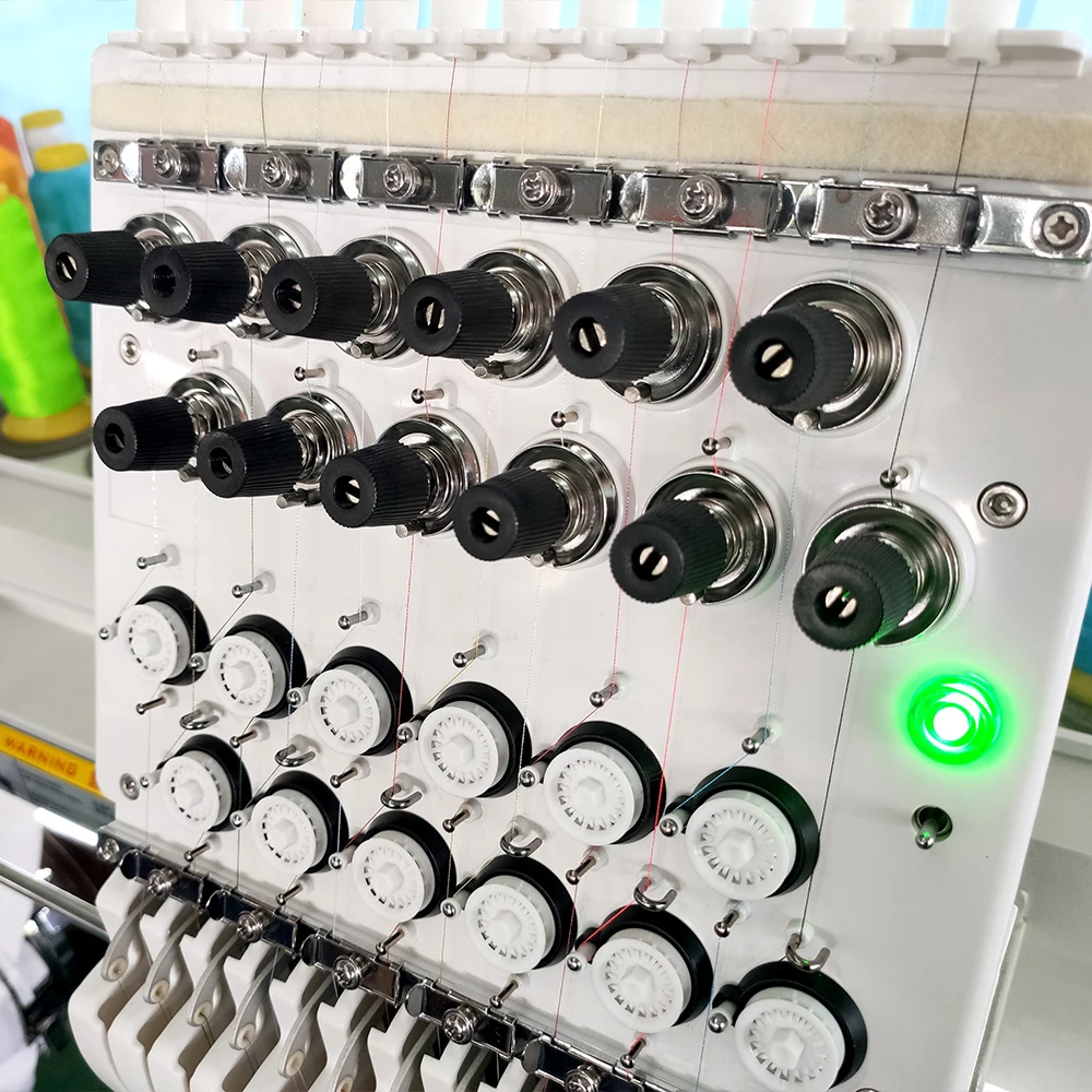 2024 latest multi-needles fully automatic one head hat making embroidery machine