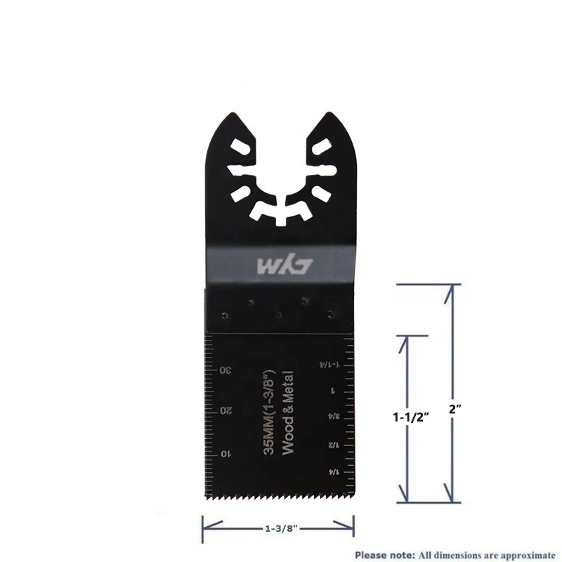 35mm Universal Fit Quick Release Oscillating Multi Tool Accessory Saw Blade for wood and metal