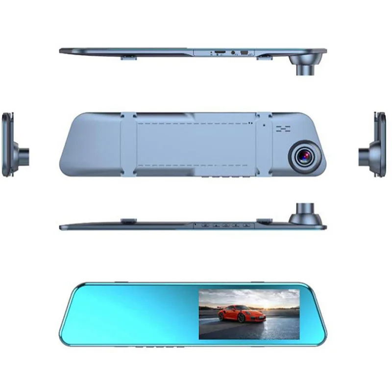  Новая двойная камера hd dvr 5 2 дюймов HD двойной объектив Автомобильный видеорегистратор Камера заднего вида Автомобильное
