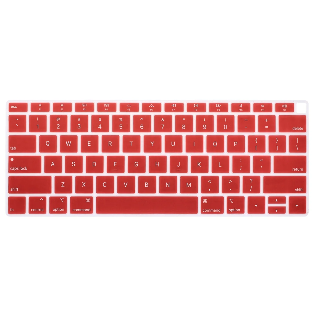 Однотонный Мягкий силиконовый чехол для клавиатуры macbook Air 13 3 2018 A1932 английская