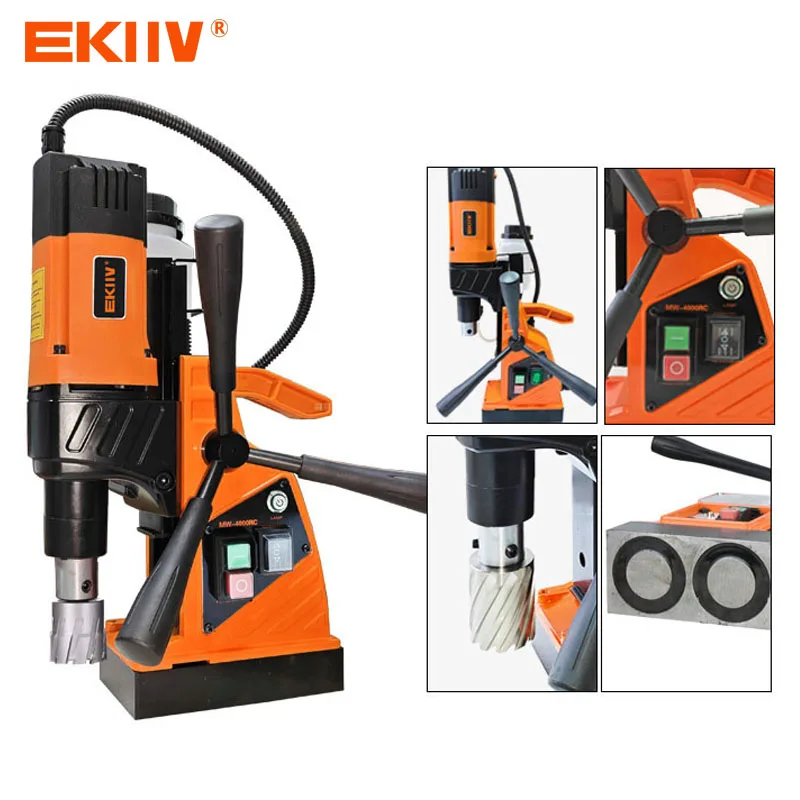 OEM EKIIV Strong Magnetic Rotating Base Portable High Power Magnetic Core Drilling Machine MW-N4000RC 12-40MM 15500N
