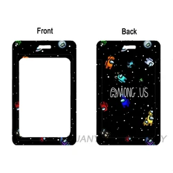 Factory Customize Pattern Design Logo ID Card Protector Case Sliding Cover Plastic Name Tag Bus Badges Holder Promotional Gift