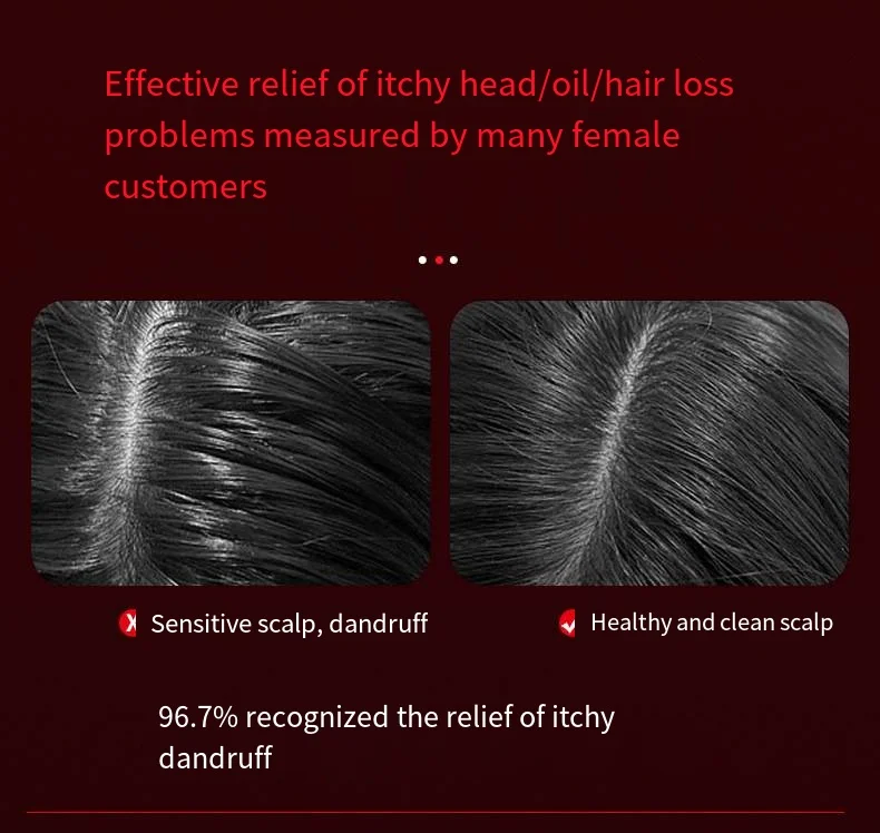 Handheld Portable Multifunction Hair Oil Applicator Comb Waterproof Electric Scalp Massage Brush at Home for Muscle Relax