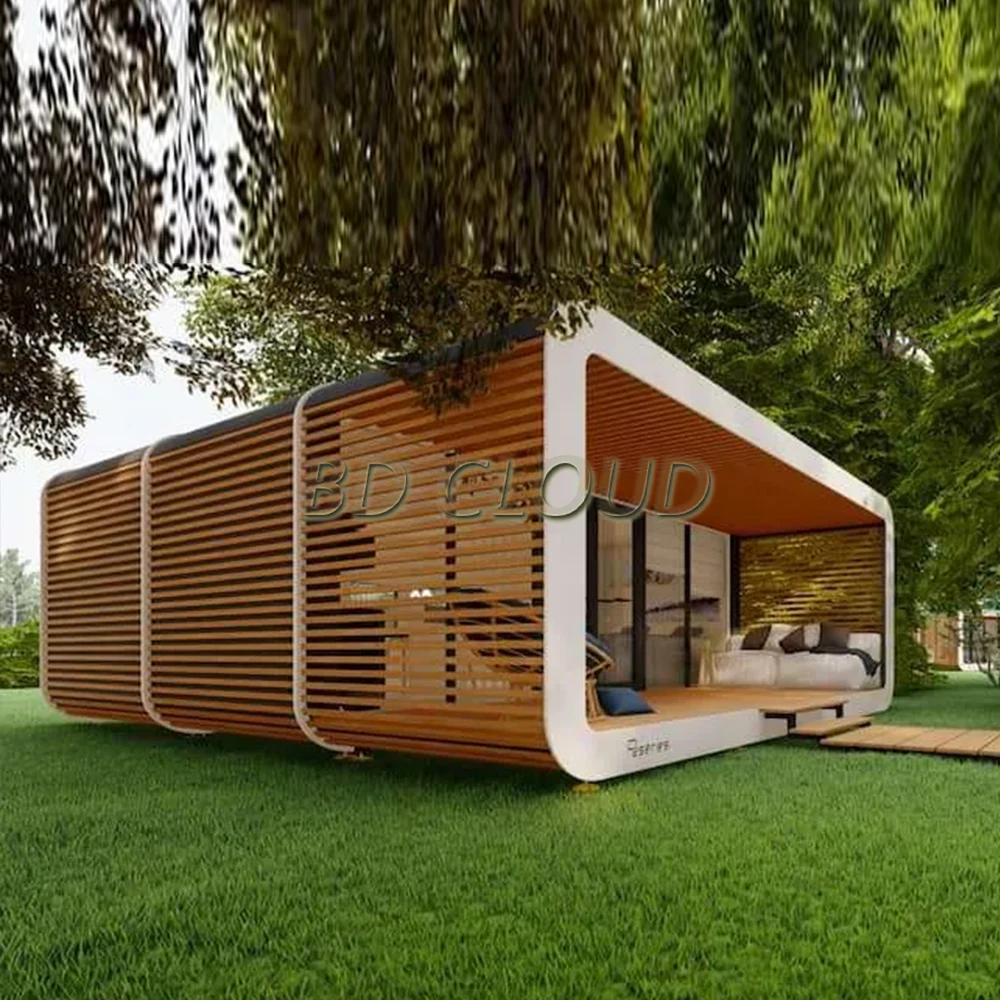 Customized Prefab Capsule Mobile Houses Modular Residential Prefabricated Homes On Promotion