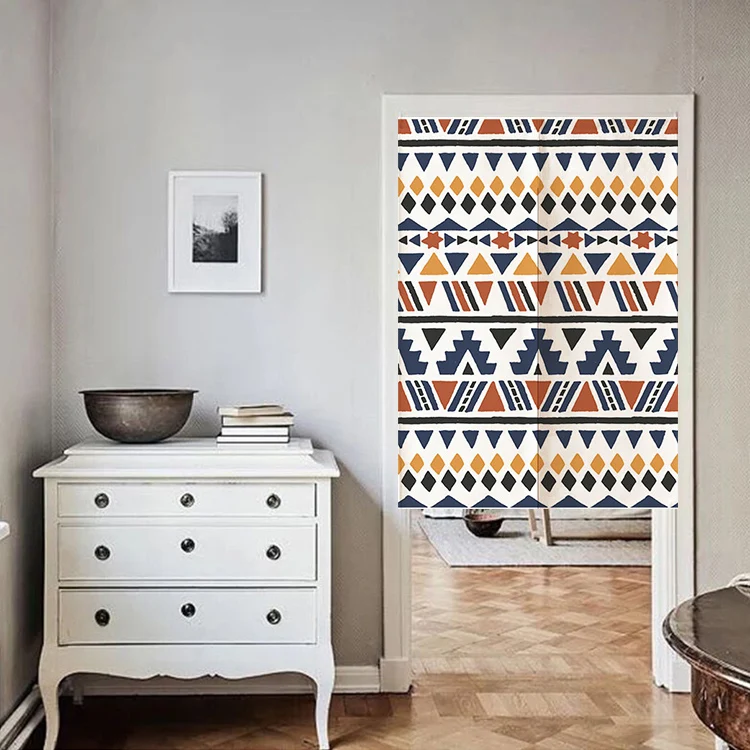 Custom curtain partition lattice hanging curtain living room home bedroom short curtain free perforation