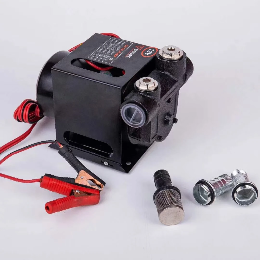 Customized diesel pump 12V self-priming portable oil well pump electric self-priming small diesel pump.