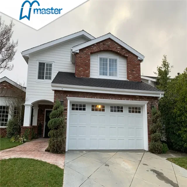 2023 wholesale standard modern style remote control automatic overhead sectional garage door with high quality