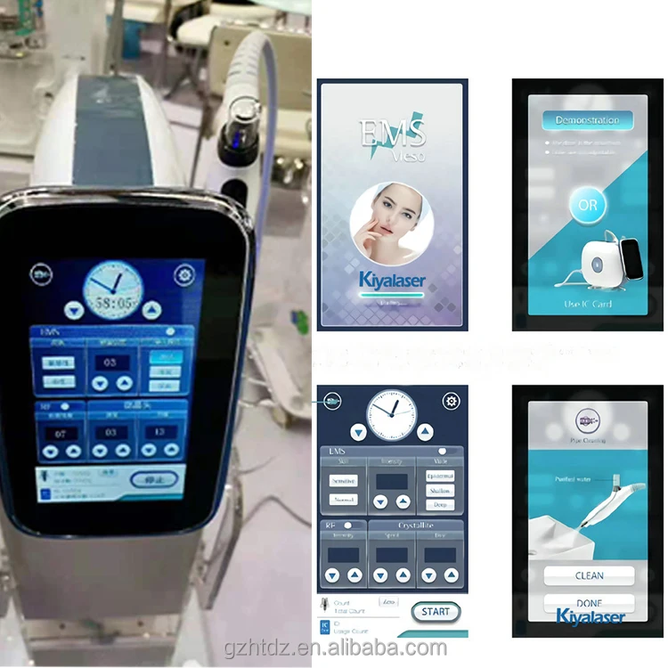 Hot Sale EMS RF Microneedling Micro Needle Morpheus 8 Fractional Rf Machine With 10 Pins 25 Pins 64 Pins Treatment Heads