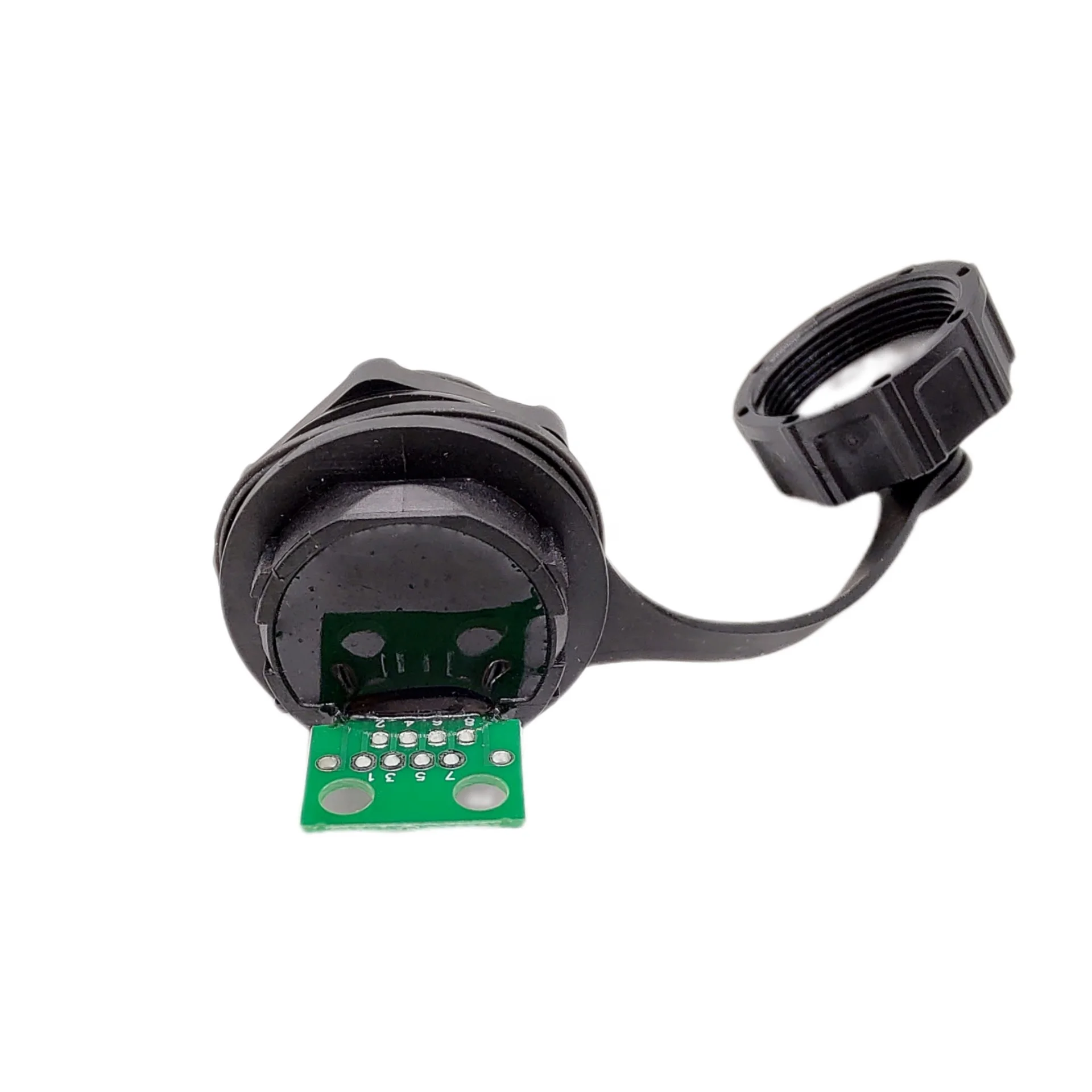 Проводка PCB водонепроницаемая панельная перегородка RJ45 8P8C с креплением на панели соединитель разъем для устройства связи