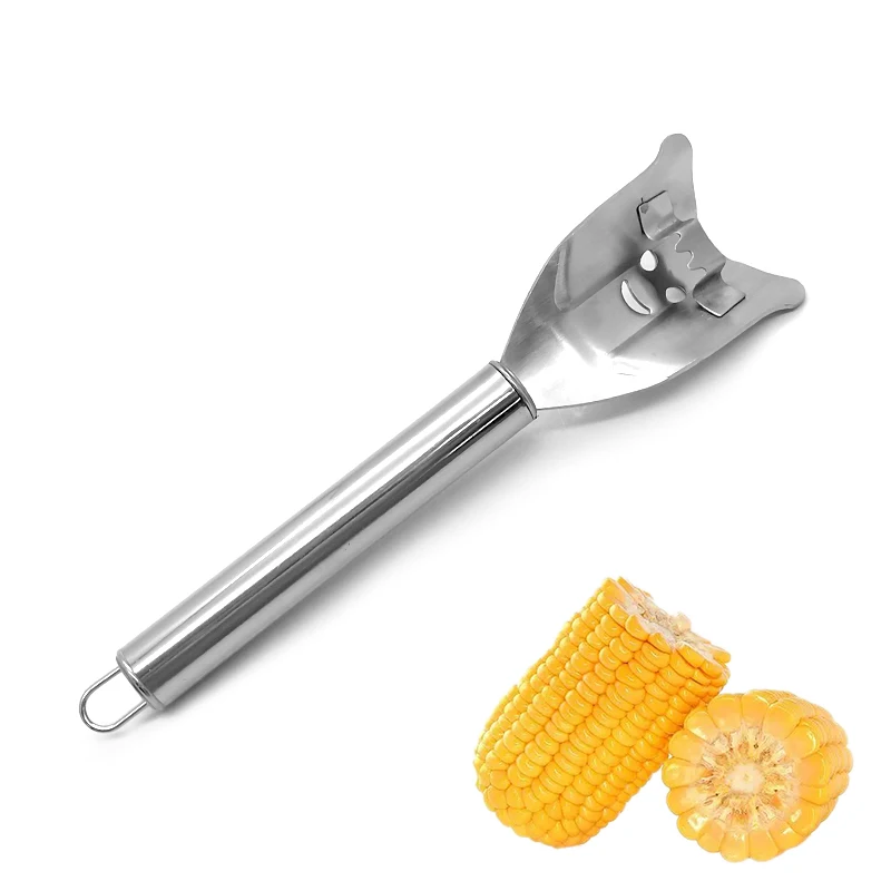 Corn Peeler  Stripper for Kitchen Upgrade Stainless Steel Corn Peeling Tool Corn Cob Thresher