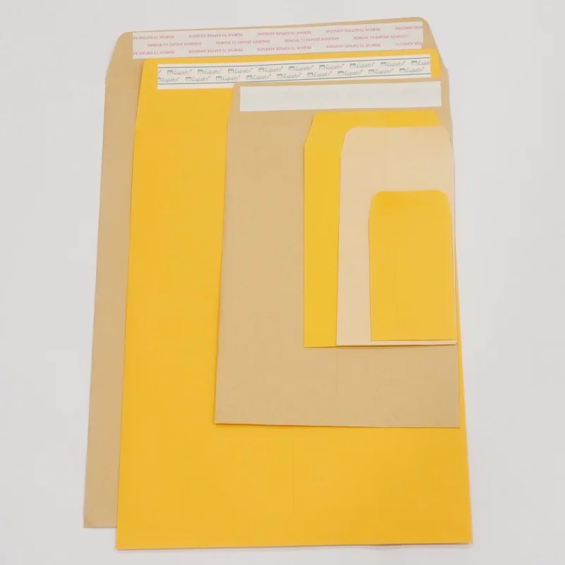 Factory Cheapest Business Custom C5 /a4 Brown manila Kraft envelope Business letter gold kraft envelope