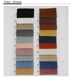 Многоцветная однотонная неэластичная Вельветовая ткань 4,5 Вт для дивана