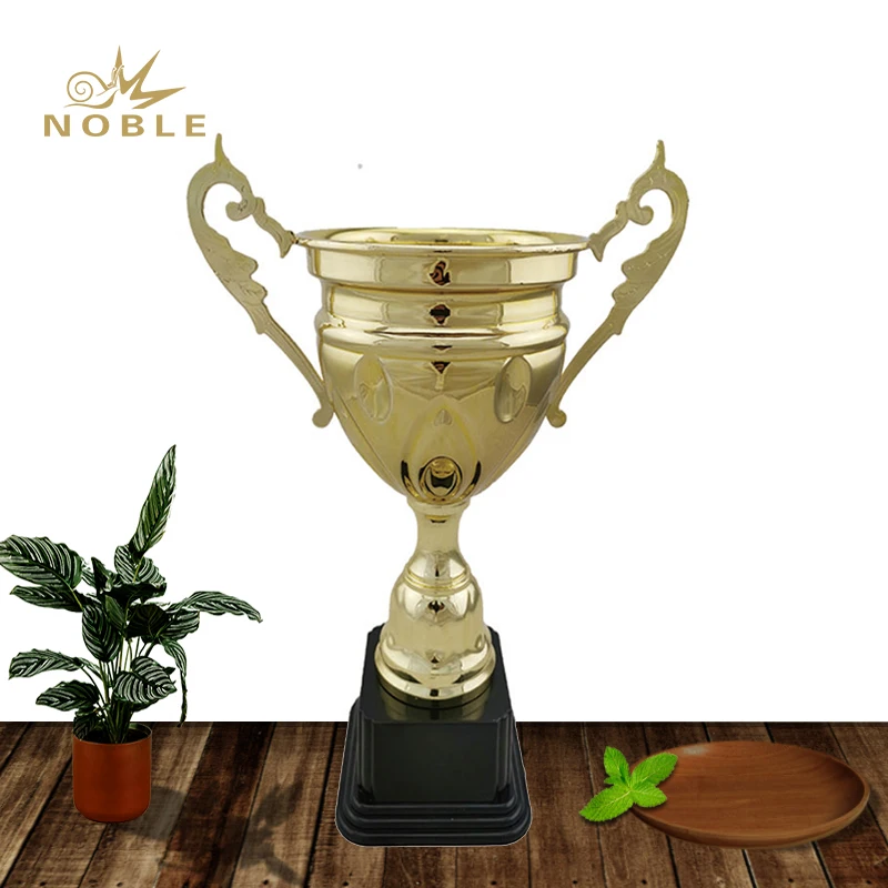 Custom football basketball soccer trophy customized metal gold award cricket trophy cup
