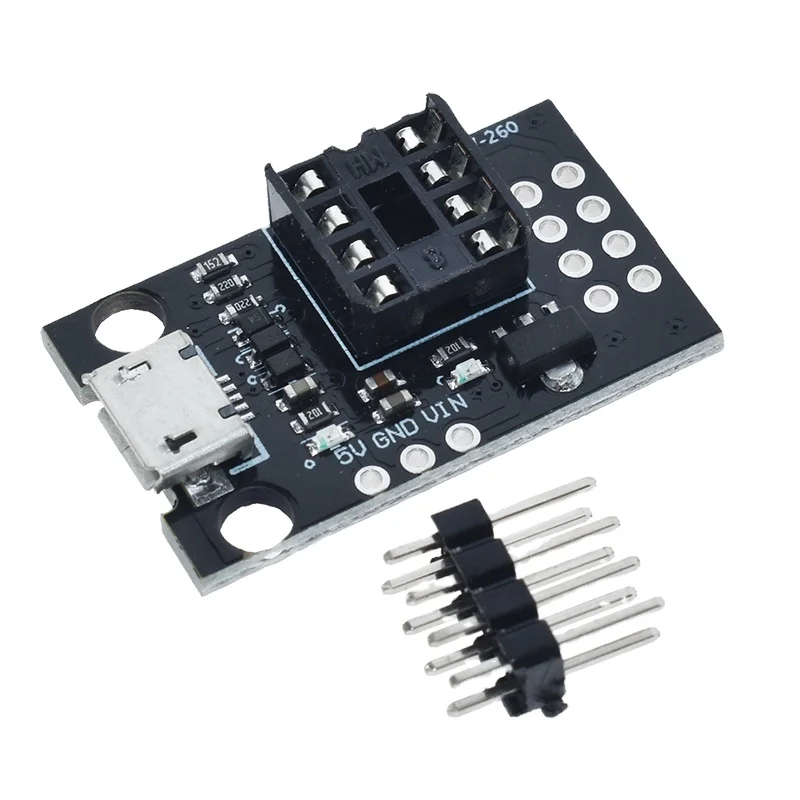 Development programming board Pluggable ATtiny13A/ATtiny25/ATtiny45/ATtiny85 programmer