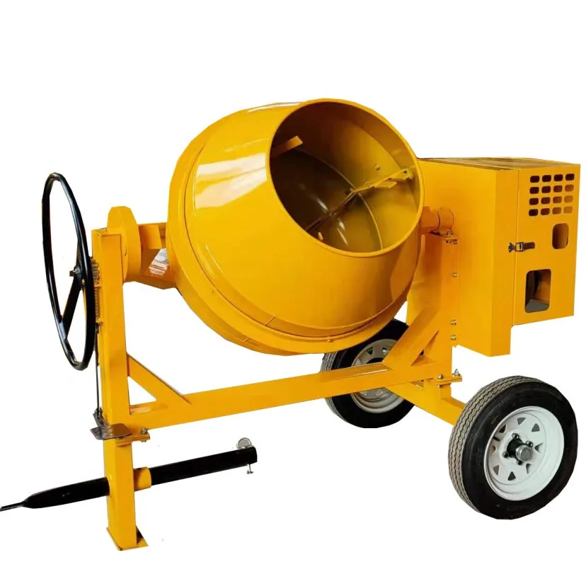Powered 260/300/500/600/800 two wheels mixer concrete machine/concrete mixer/concrete  mixer pump