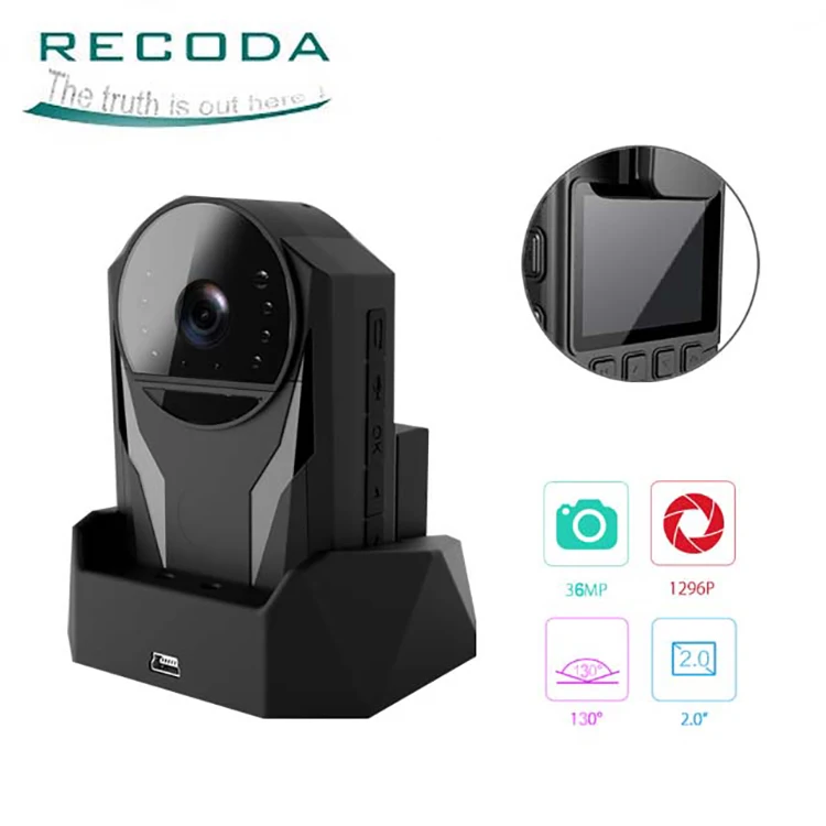  New Product Replaceable Spare Battery GPS 1440P Anti-shock Body Worn Camera Waterproof / Weatherproof