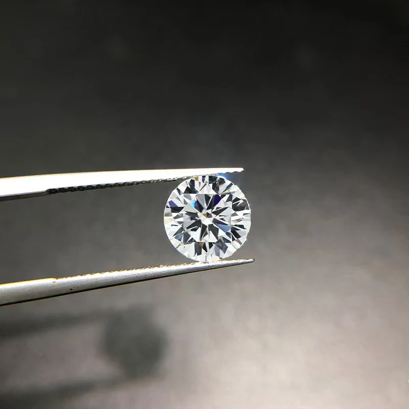 Ready to Ship White D Color Loose Moissanite Stones VVS1 Moissanites Shining Fine Jewelry Round Lab Grown Diamonds