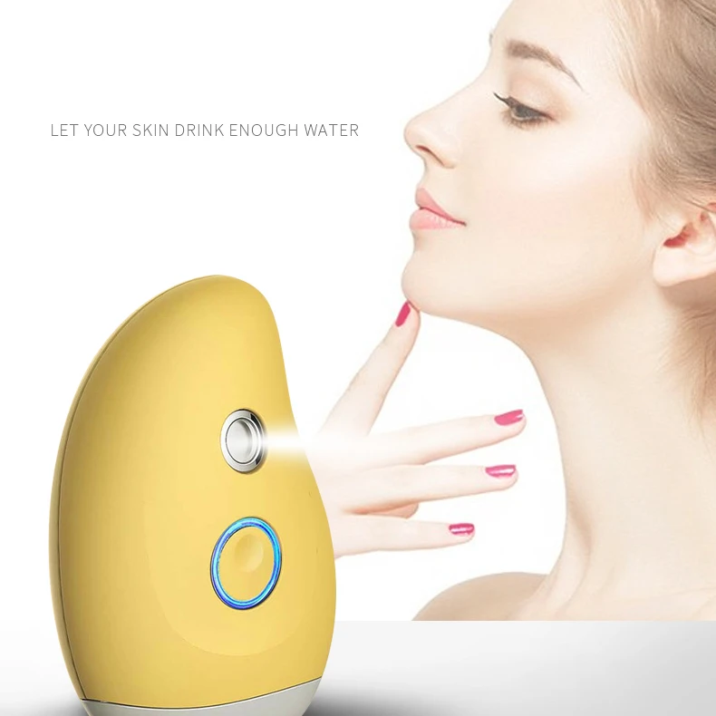 2021 portable mango shape air humidifying spray diffuser mini cleansing moisturizing spray humidifier