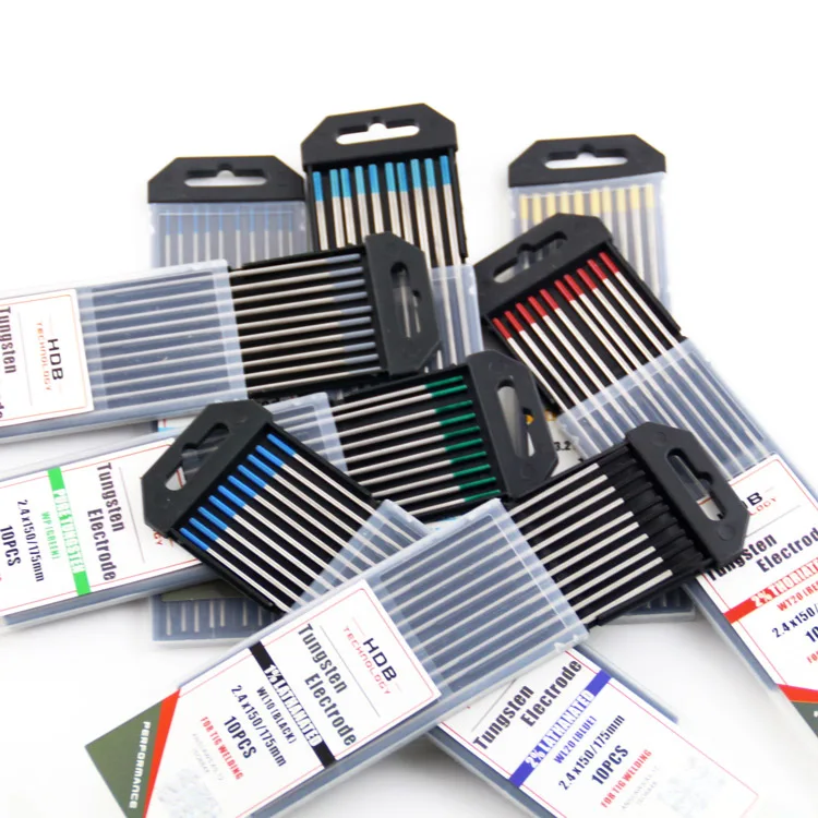 HDB Competitive price 10 Pack of 1.5% Lanthanated - Gold Tungsten electrode TIG welding alloy bar