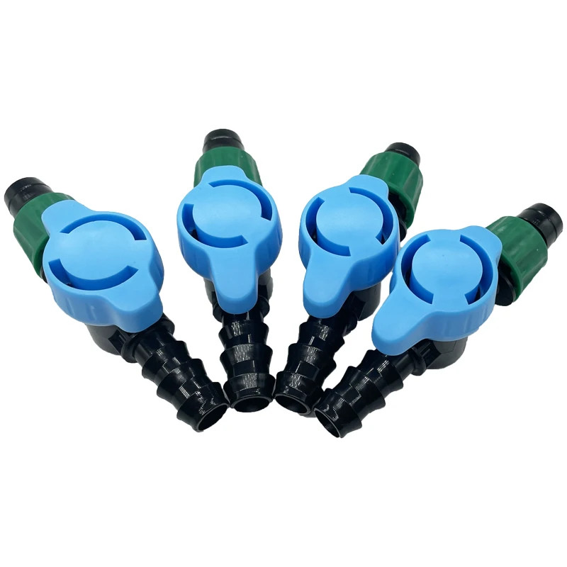 2022 NEW Arrival 16mm drip Hose Pipes Plastic Agriculture Irrigation Water tap Barbed Mini Valve