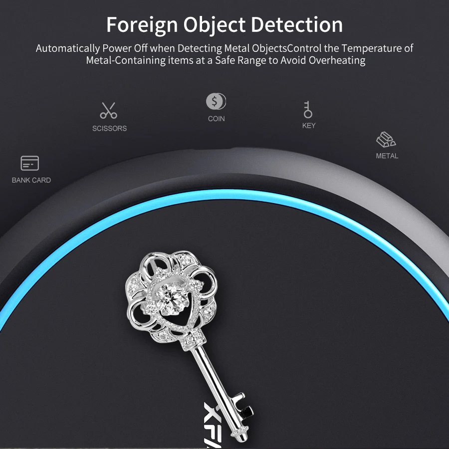 Fantasy Wireless Portable Chargers 15W Fast Charging with Built-in NTC Automatic Temperature Sensing Function