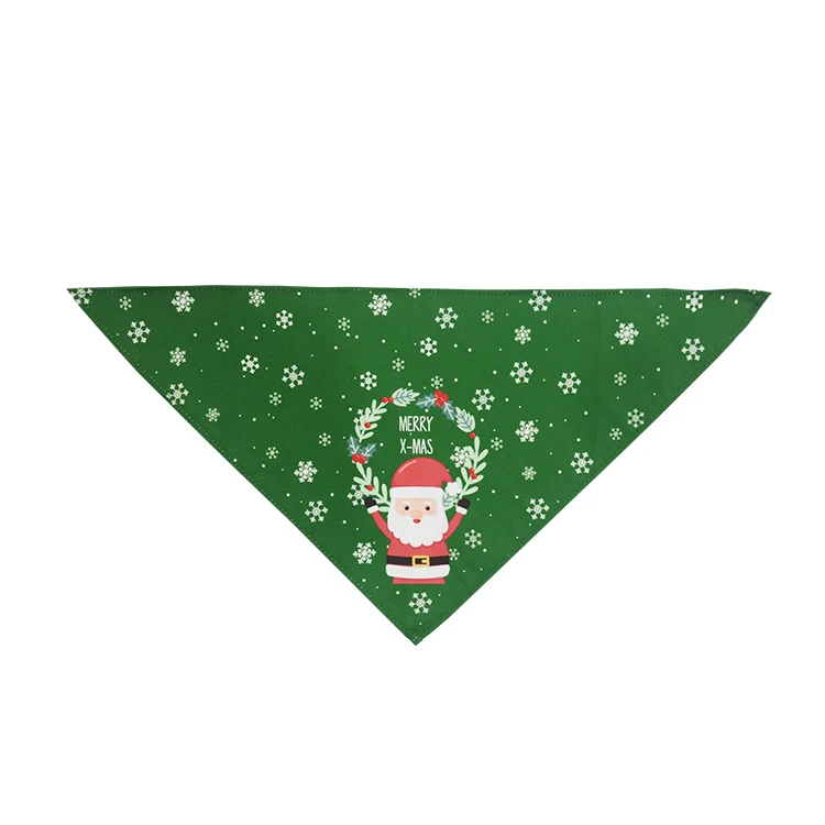 Custom Christmas Reversible Dog Bandanas Personalized Red and White Christmas Dog Bandanas With Logo