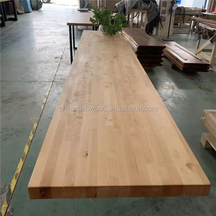 Maple wood counter tops/wood work tops/Edge grain kitchen butcher block island tops