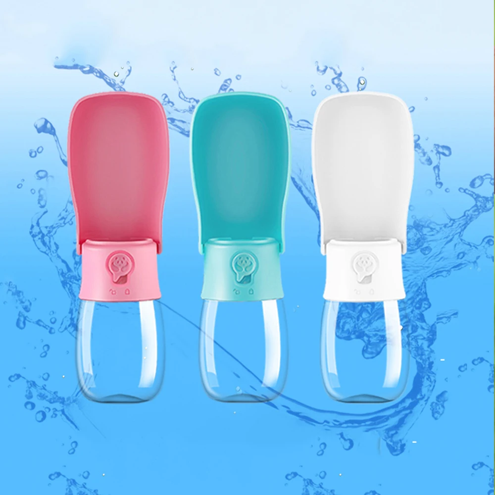 Walking Hiking Water Bottle for Dogs Portable Travel Bottle Dispenser Widened Watering Trough