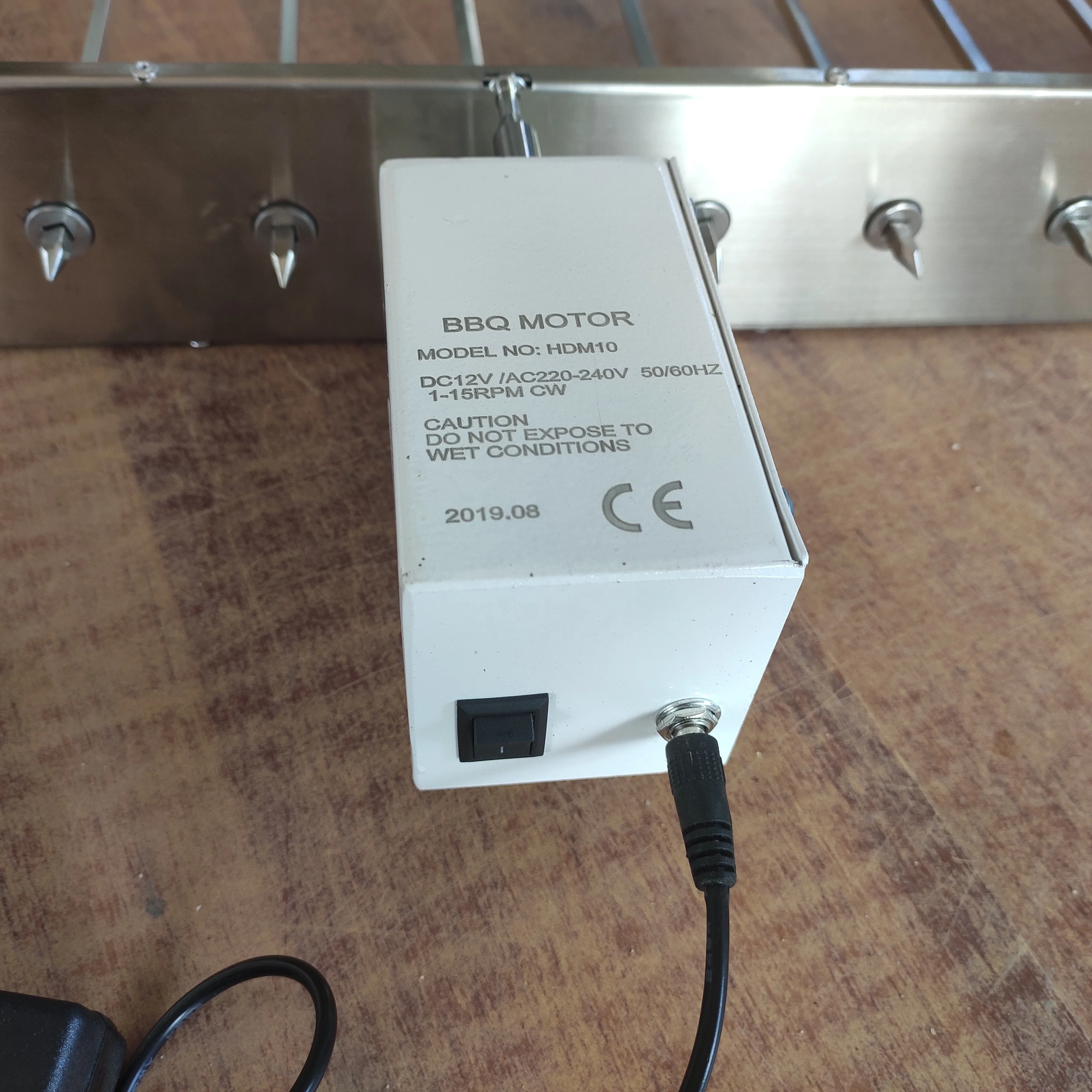 Churrasqueira Eletrica BBQ Skewer Gear Machine Automatic