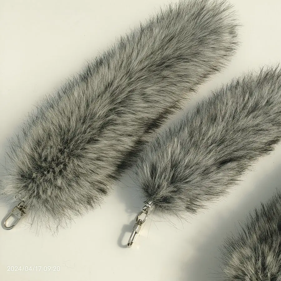 wholesale faux fur fox tail Japan anime plush  biggest fox tail fur
