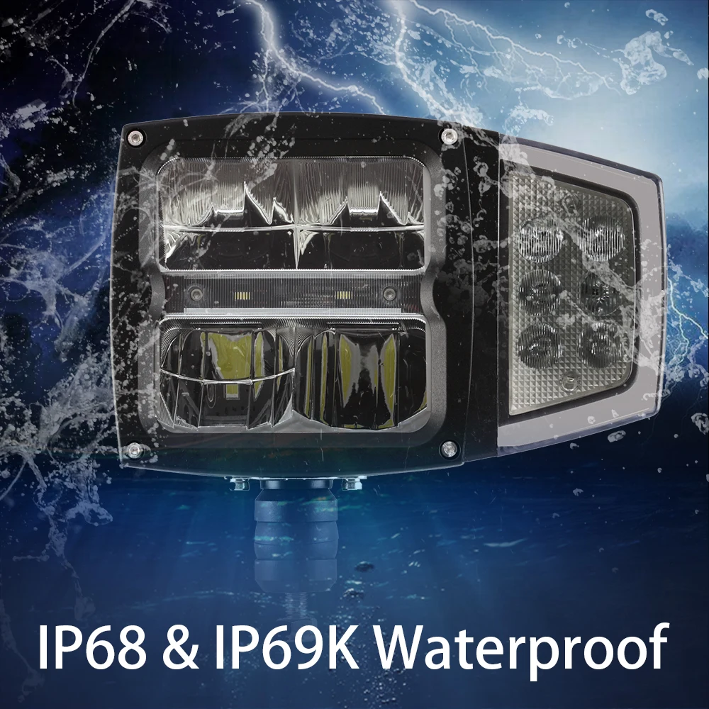 DOT Emark R112 R7 R6 Combination Lamp LED Snowplow headlight truck heavy duty LED headlamp car