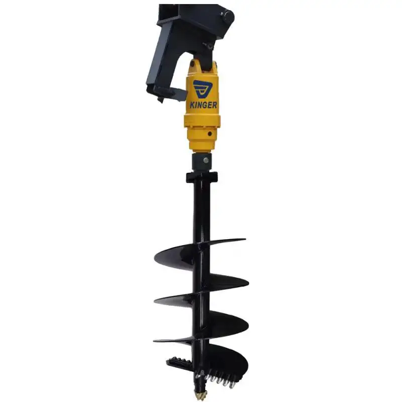 
KINGER excavator auger attachment earth auger drilling machine for sale 