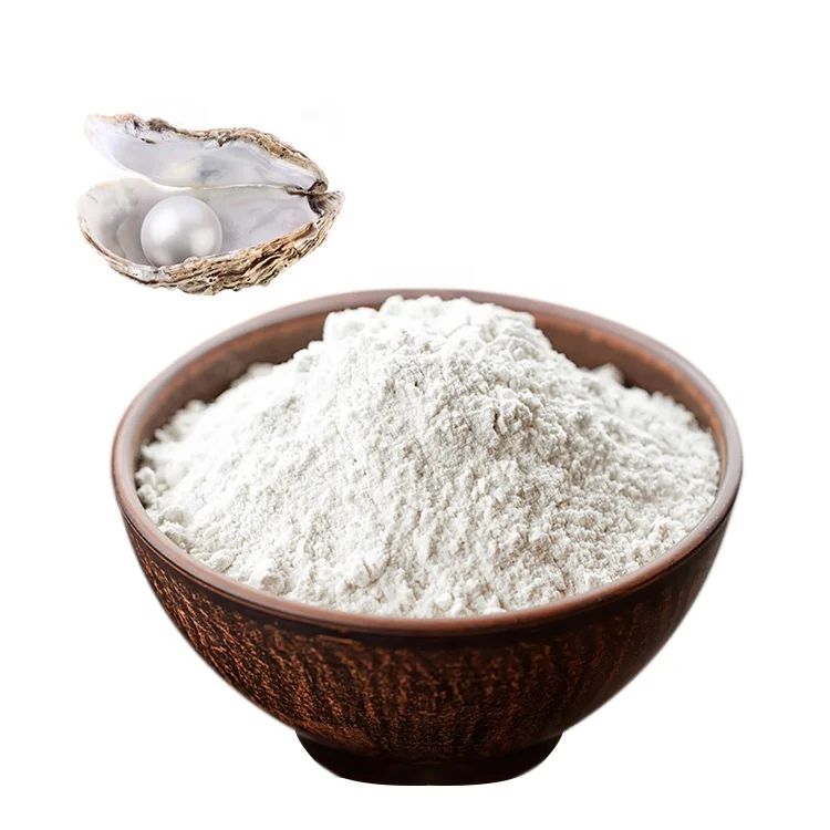 
seawater pearl powder food grade shell extract nutrition supplement capsule micro white 