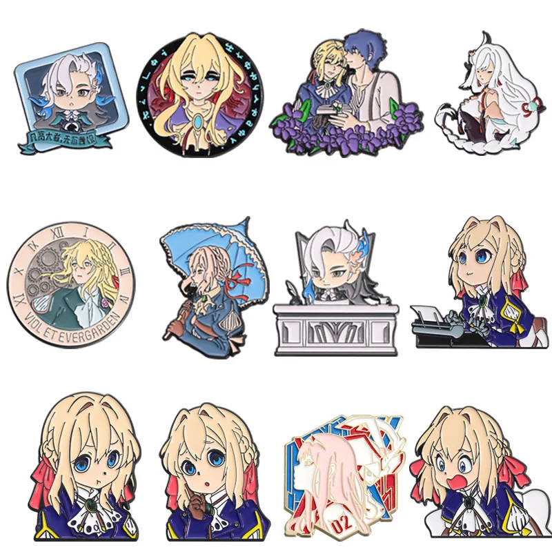 Metal Crafts Custom Metal Logo Cat with Gun Computer Letter Badge Metal Souvenir Soft Enamel Lapel Pin