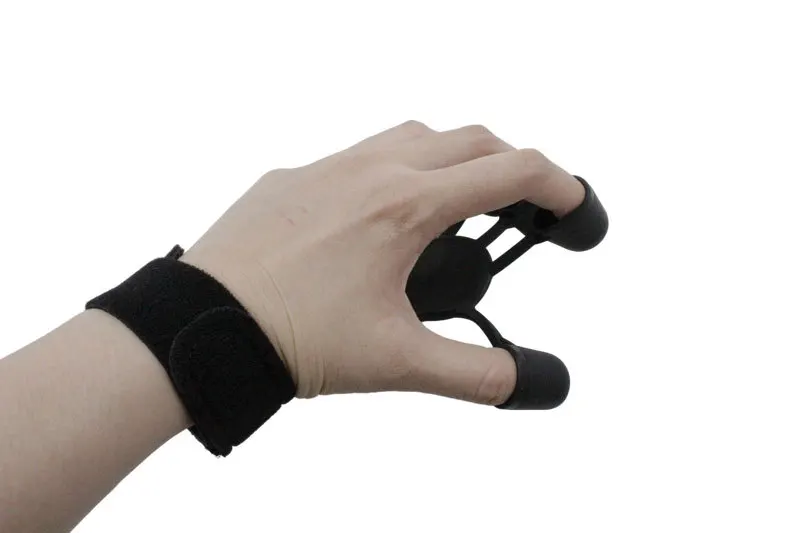 New Adjustable Silicone Finger Exerciser Five Finger Strength Trainer Finger Rehabilitation Device