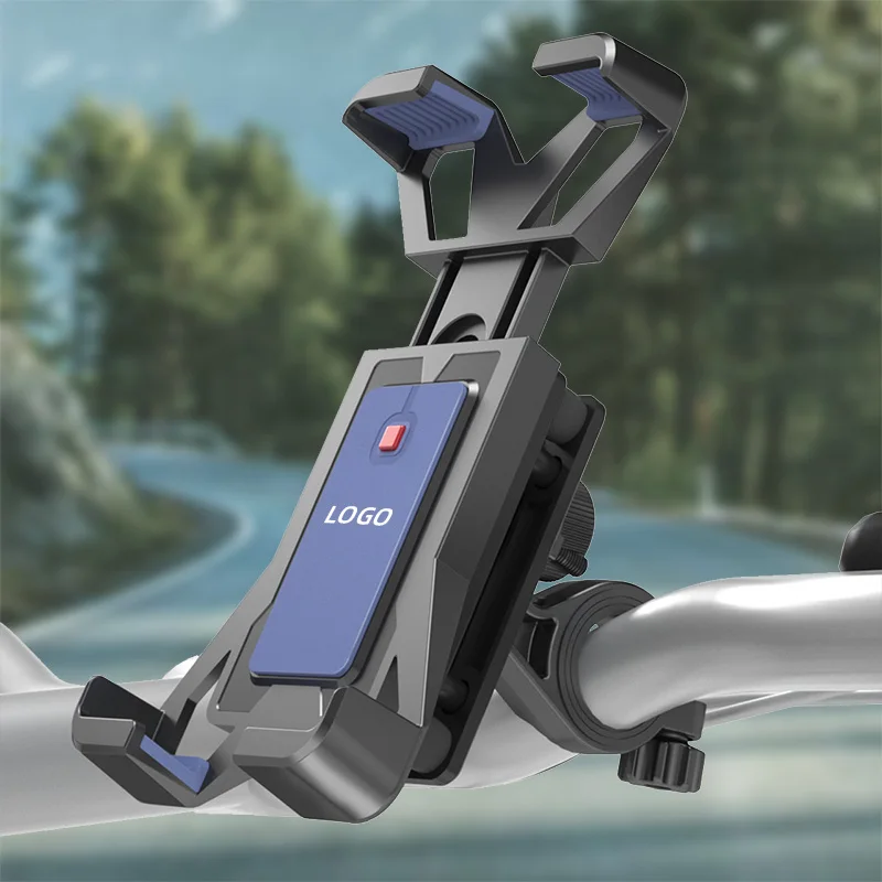 manufacture 2022 New Design Universal Adjustable 360 Degree Rotation Shockproof Bike Mount Bicycle Bike Motorcycle Phone Holder