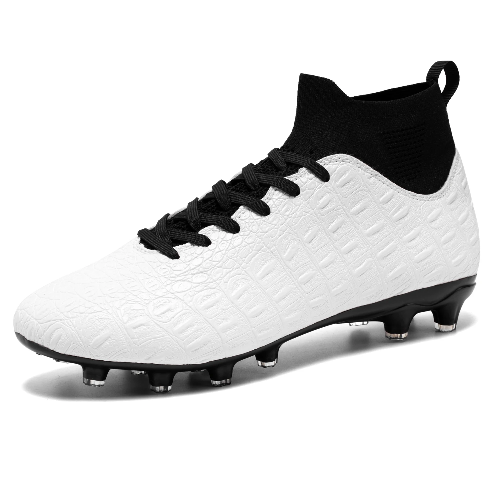 Cross-border patent new spike football shoes 10 colors 32-46 yards main push discount