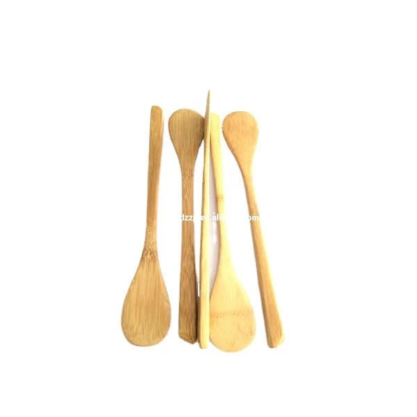 Eco-friendly Kitchen Bamboo Non-stick Utensil Acacia Wood Spatula  Cooking Salad Stirring Tools Spurtle Cooking set for sale set
