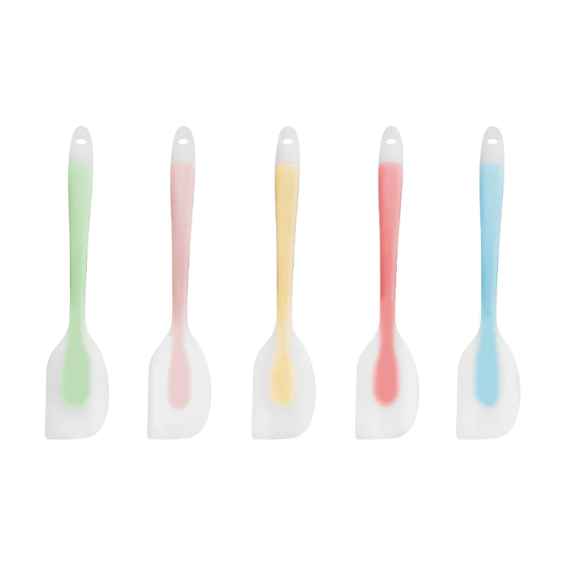silicone spatula baking semi-transparent integrated large cake spatula kitchen spatula cream mixer Ice cream scoop Cream scraper