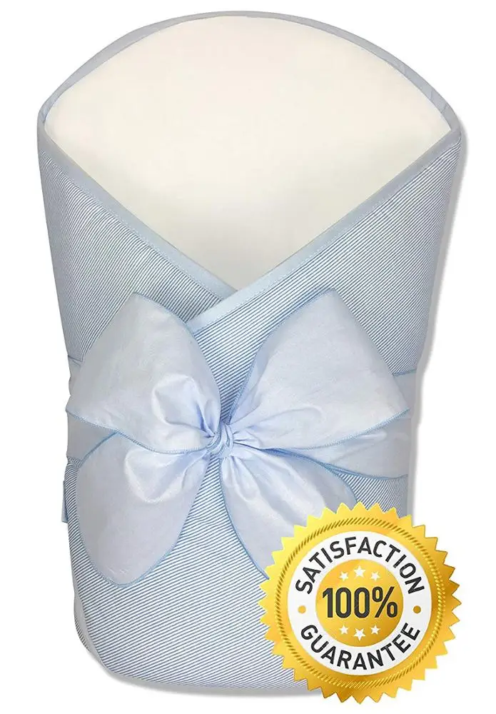 Wholesale Custom Premium Fashion 100% Cotton High Quality Hypoallergenic Swaddle Baby Blanket