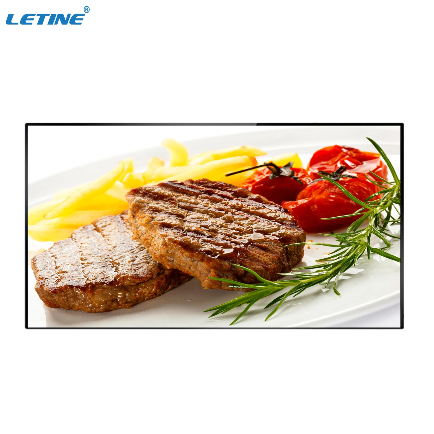 32Inch Wall Mounted USB Media Player Signage Advertising Remote Media Player For Rrestaurants