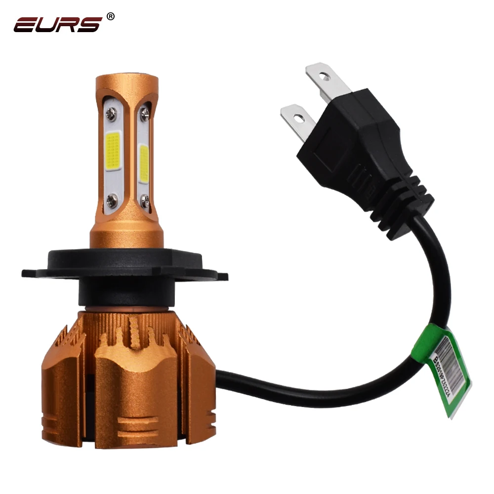 EURS H7 led H13 H11 3000K led headlight bulbs 6000K 8000K 50W 9000LM COB G8 4300k led light bulb