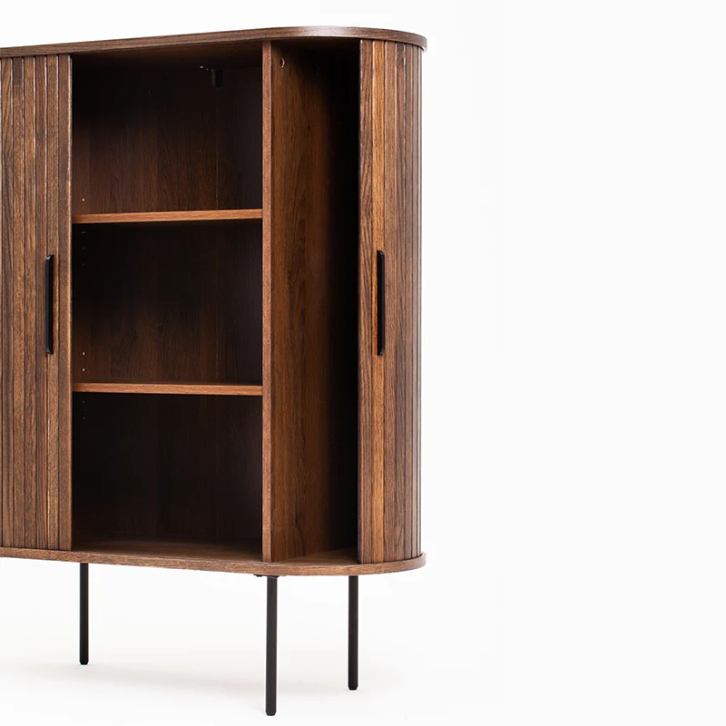 Custom Wooden Dining Room Furniture Modern Antique Buffet Cabinet Sideboard With Sliding Door