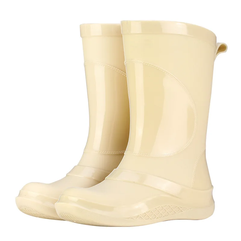 Hot Sale Fashion High Boots Snow Boots Winter Outdoor Height Increase Women Snow Boots Warm PVC Waterproof Adult