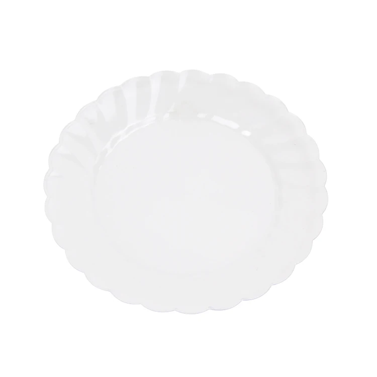 Hot Sale 7.5 inch  travel plate set party plastic 10 ct Cookie plate clear For Party