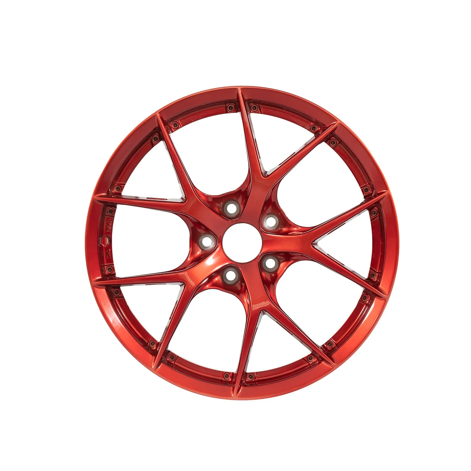 Multi Spokes 16 17 18 Inch Color Paint 5x114.3 5x120 Passenger Auto Car Alloy Wheels Rims