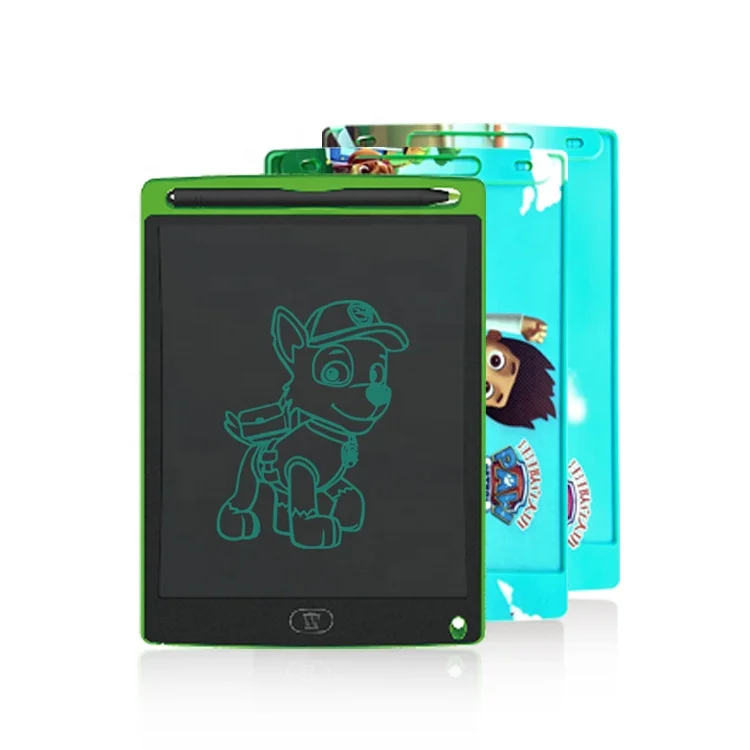 8.5 inch single color one key erase kids LCD writing pad drawing tablet with lock button