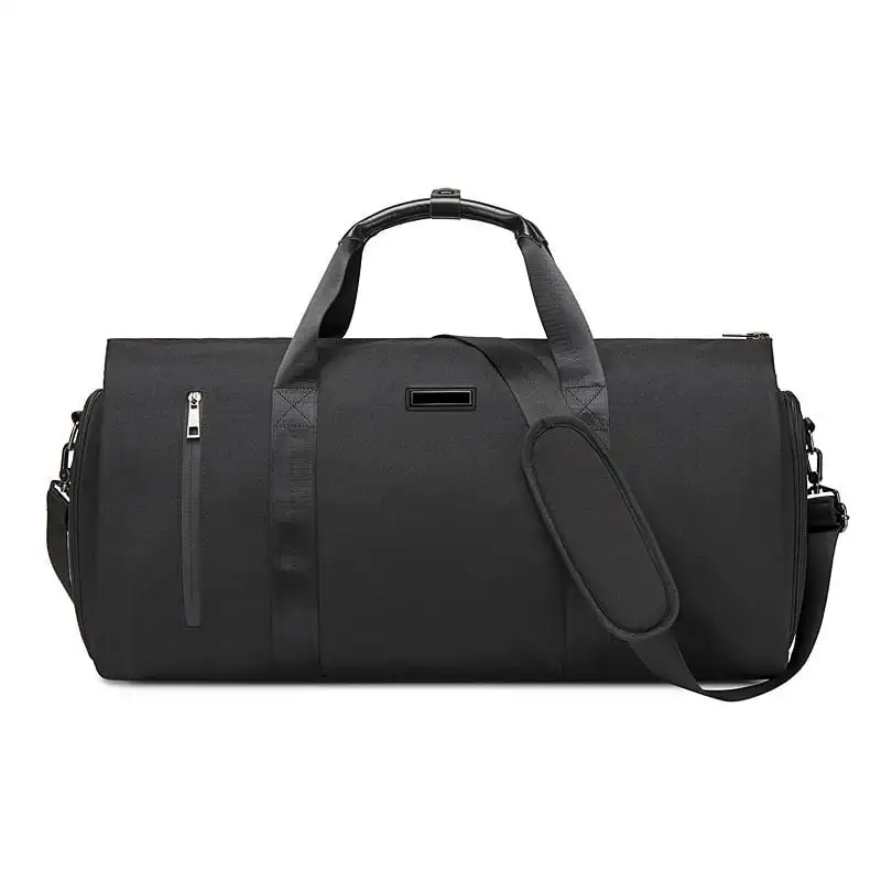 Men Garment Bags Convertible Garment Bag with Shoulder Strap Shoes Compartment Carry on Travel Suit Bags