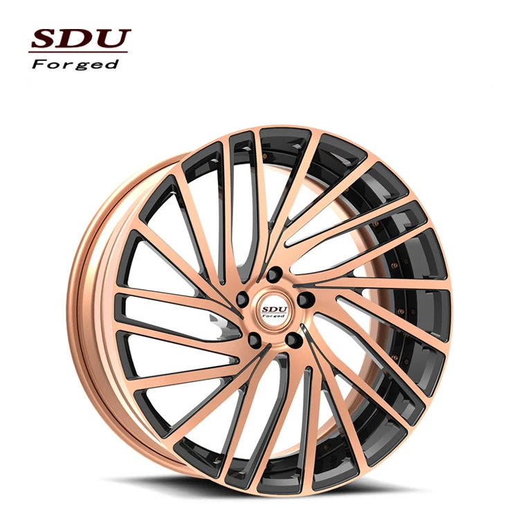 Оптовая Продажа Золотой цветной 5x105 4 отверстия ковка автомобиля сплава обода колеса
