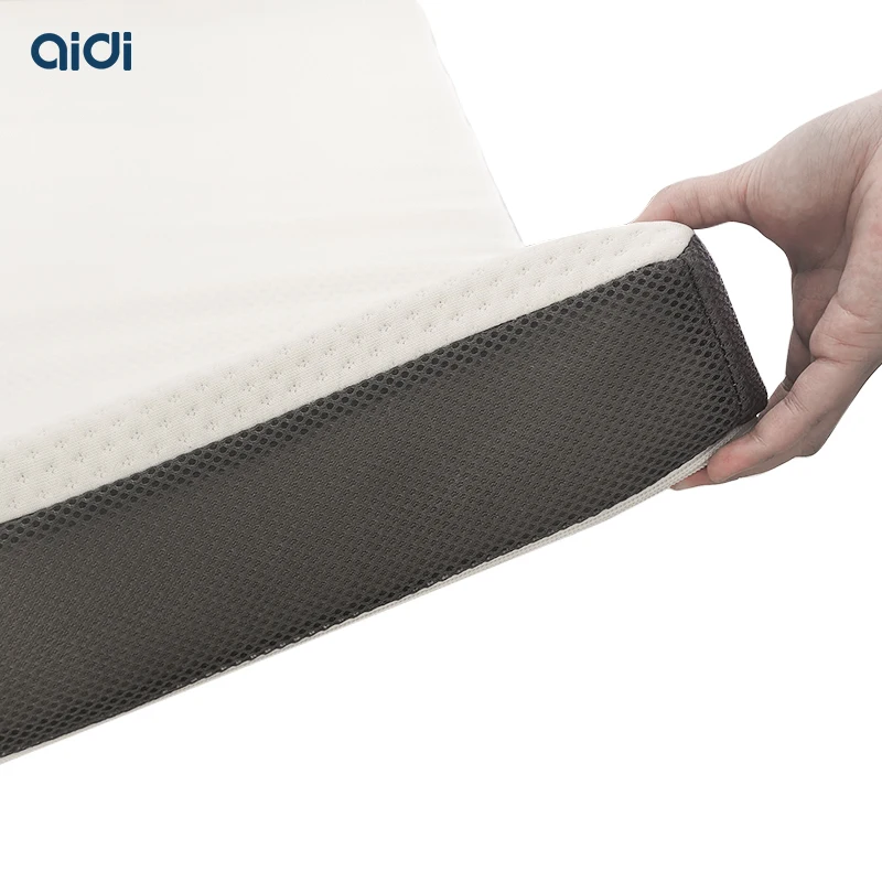 AIDI Customized Size Roll Up Massage Foldable Zipper Mattress Topper With Washable Cover In A Box